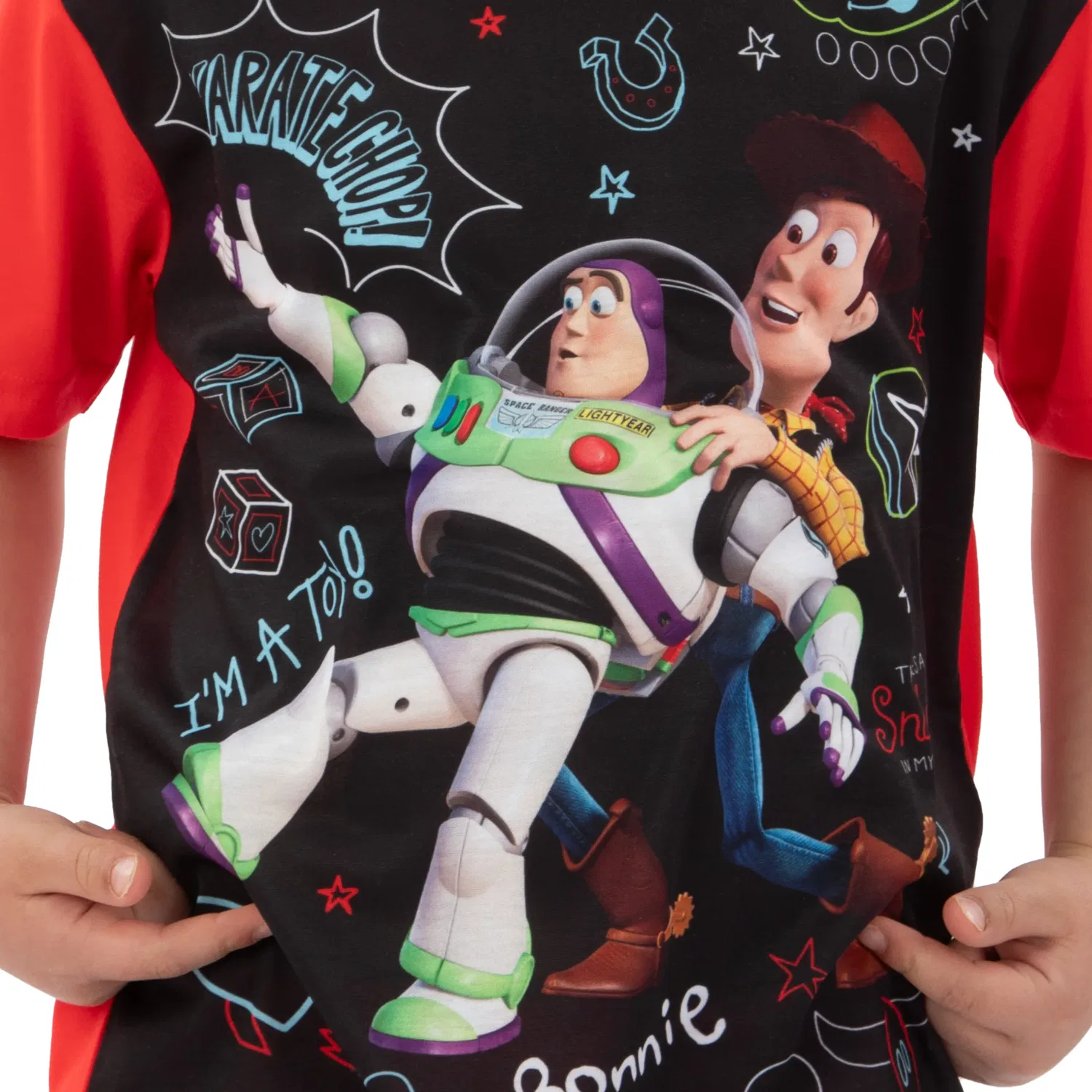 Пижама Toy Story с Баззом и Вуди, Disney, красный — фото 3