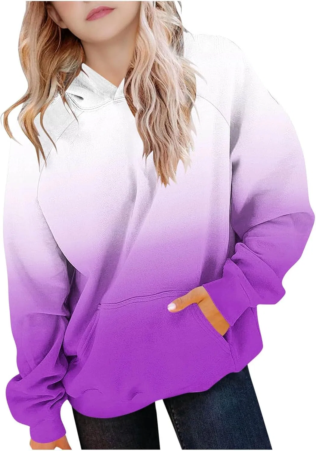 Толстовка с принтом, оверсайз, Bidobibo, D# Purple