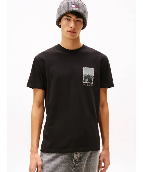 

Футболка Regular fit Tommy Jeans, черный