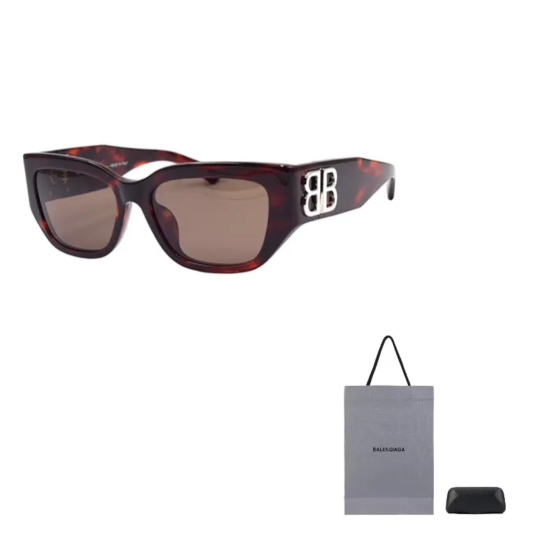 

Balenciaga Солнечные очки с логотипом, Tortoiseshell