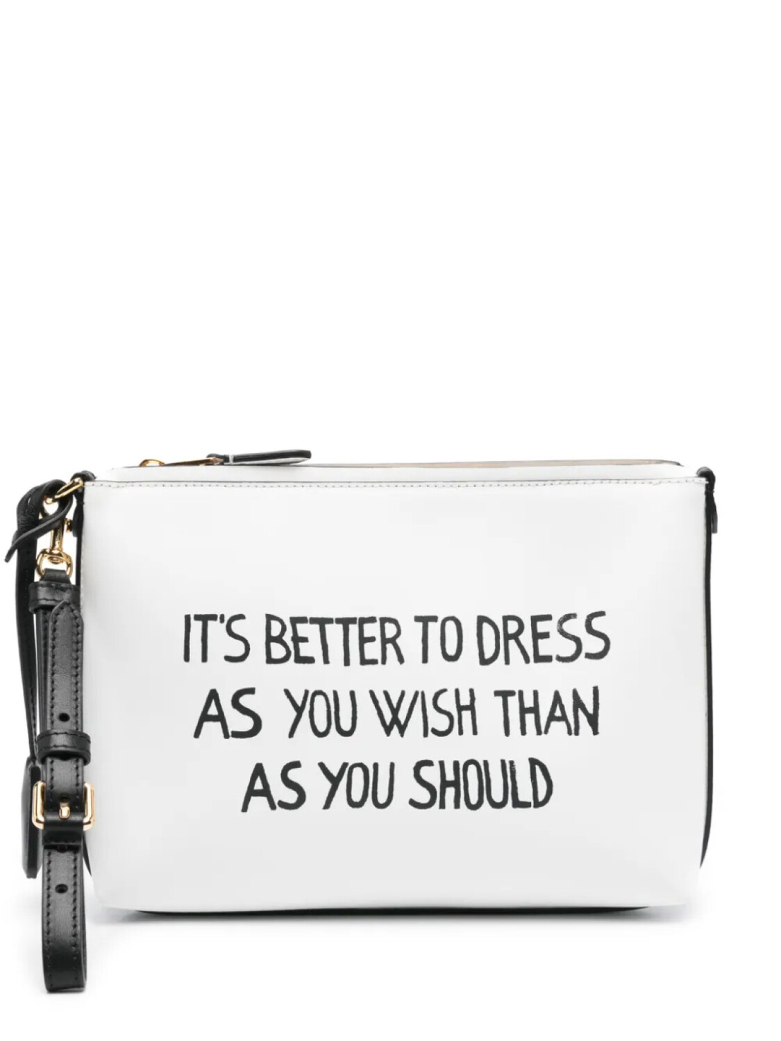 

Moschino клатч с логотипом, белый