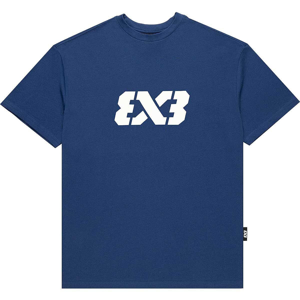 

Футболка с логотипом 3x3, темно-синий