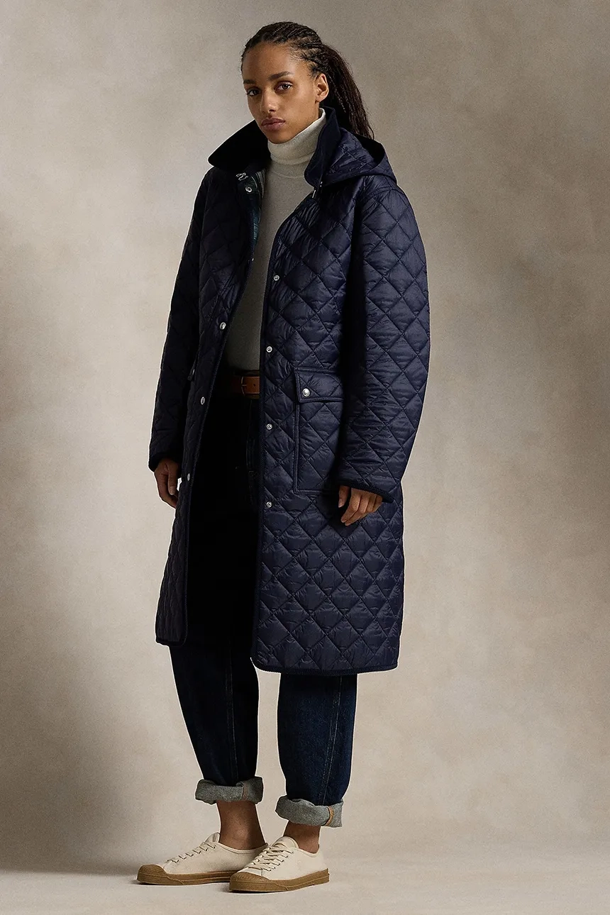 

Плащ Polo Ralph Lauren, темно-синий