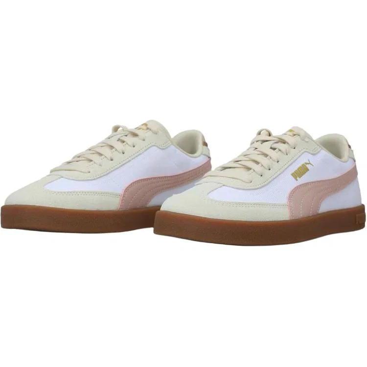 Кроссовки для скейтбординга Club II Era Low top Kids' White/Pink для подростков PUMA — фото 4