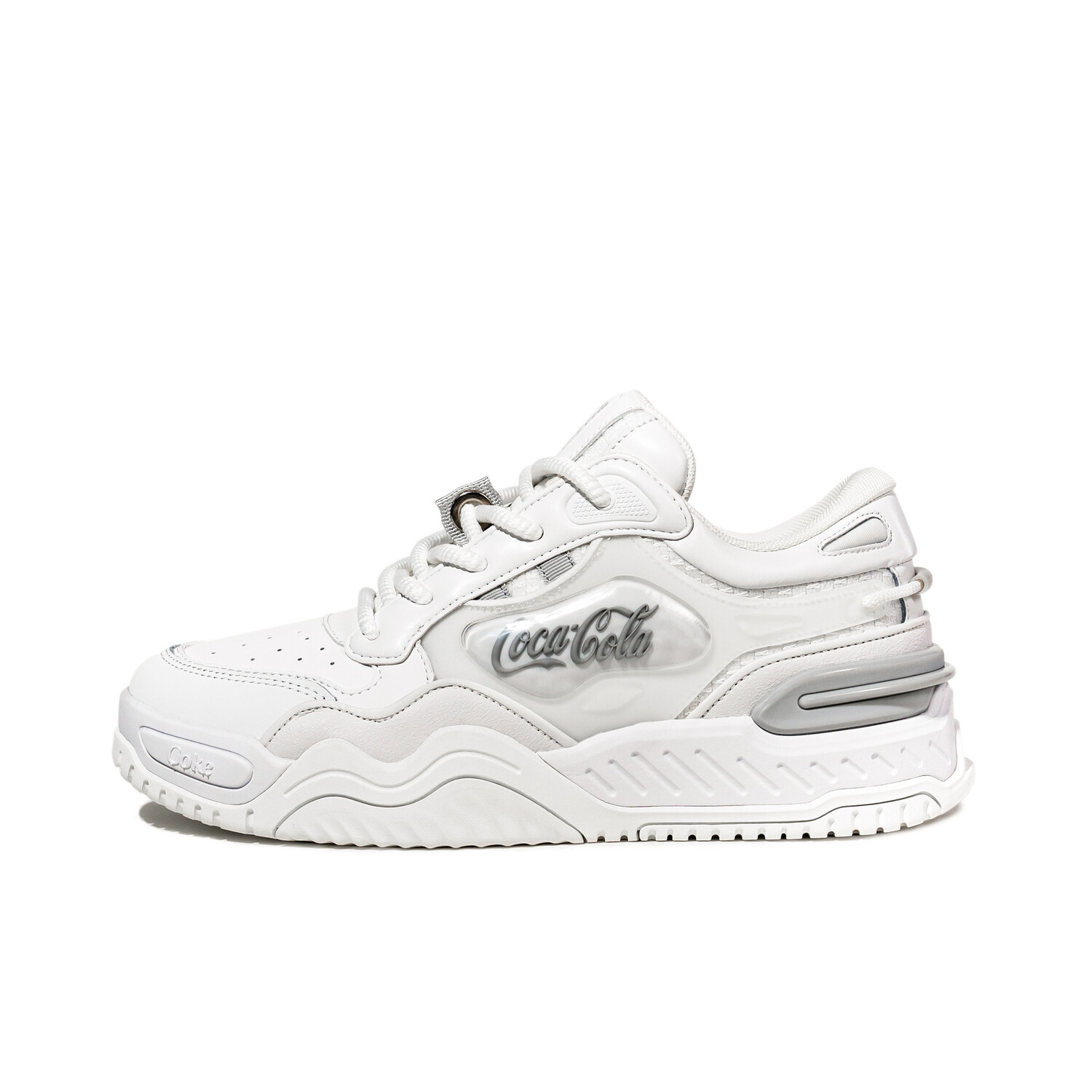 Кроссовки Coca-Cola Skateboarding Shoes Unisex Low-top, белый