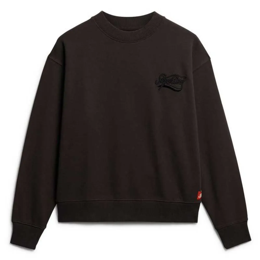 

Толстовка Superdry Workwear Embroiderer Loose, коричневый