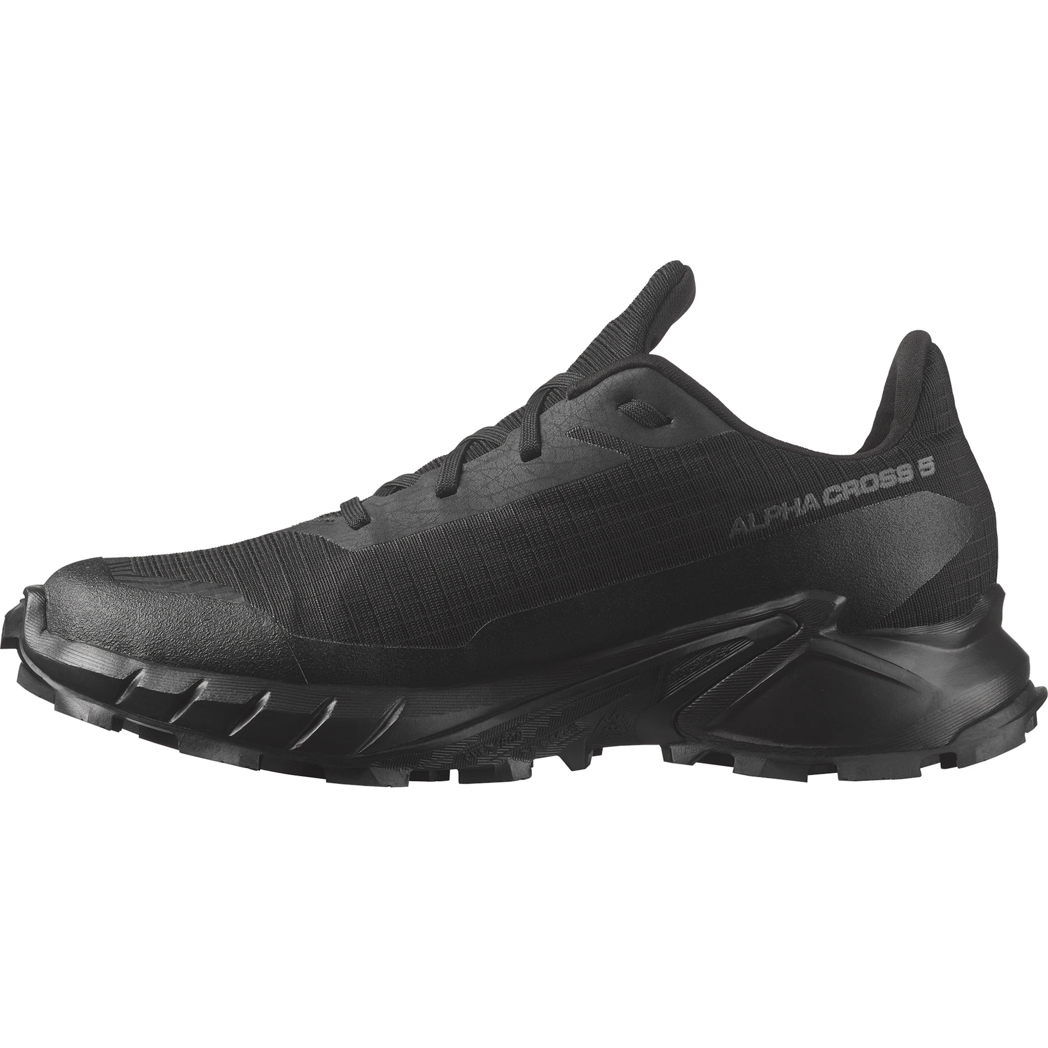 Кроссовки Salomon для бега по пересеченной местности "ALPHACROSS 5 W GORE-TEX", водонепроницаемые, черный — фото 2