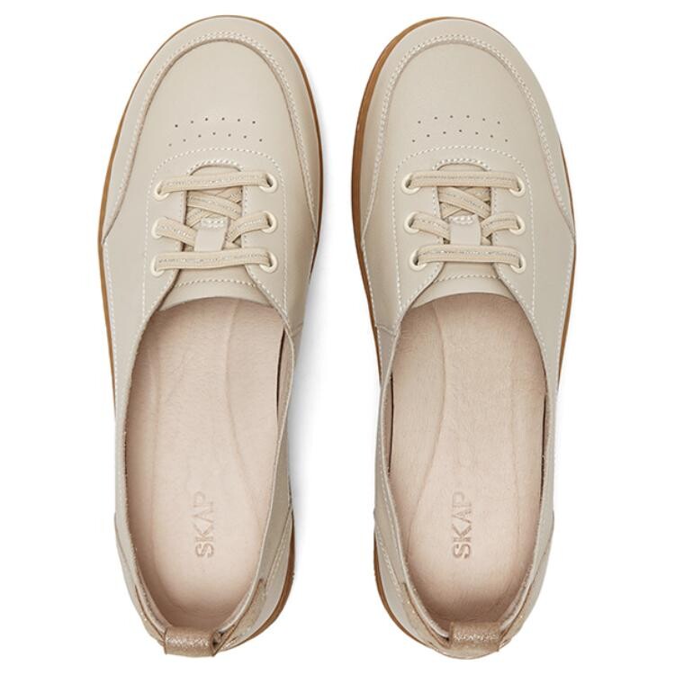 Туфли женские повседневные Women's Casual Shoes Women's Low-Top Skap, цвет Apricot — фото 4