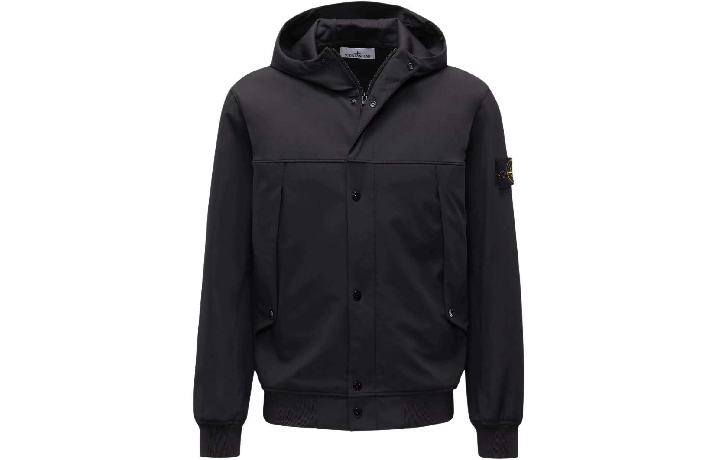 

Куртка мужская Stone Island Light Soft Shell-R, черный