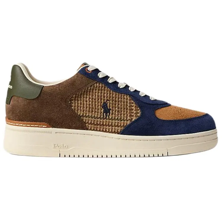 Кроссовки Masters Court Leather Low Top Polo Ralph Lauren Blue — фото 3