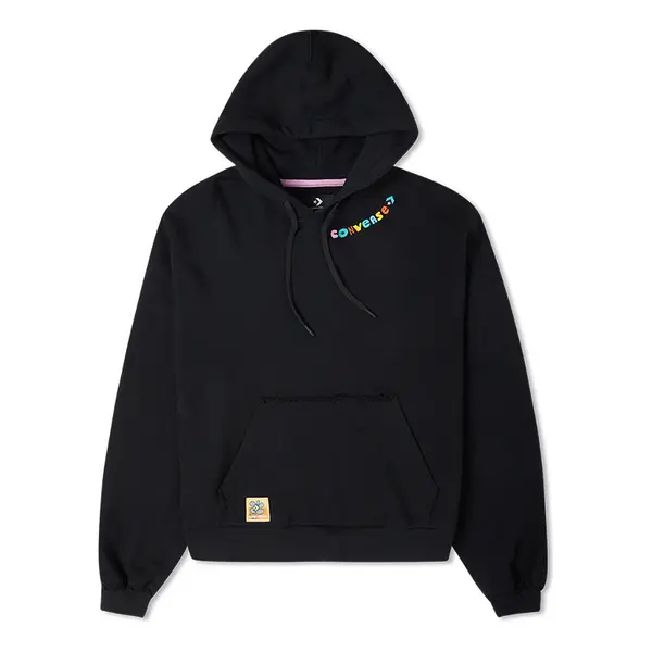 

Толстовка crafted fashion graphic hoodie 'black' Converse, черный