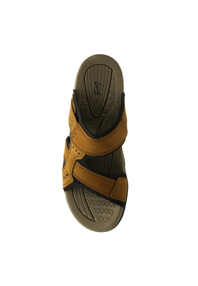 Мужские сандалии, slip-on, искусственная кожа, модель 250441264 Louis Cuppers, коричневый — фото 4