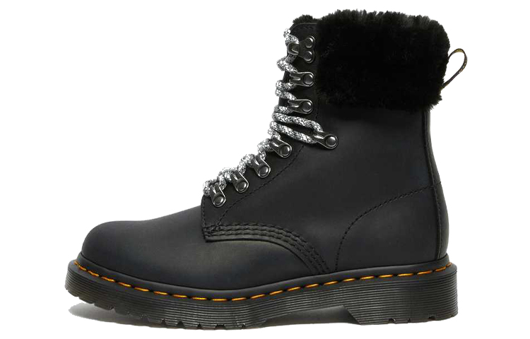 

Ботинки Dr.Martens 1460 Stay Warm Wear-resistant Fur Martin Boots Black Women's