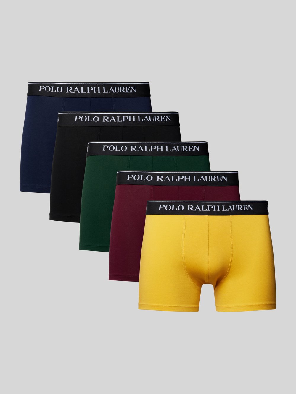 

Трусы-боксеры с эластичным поясом и этикеткой в ​​упаковке 5 шт Polo Ralph Lauren Underwear, желтый