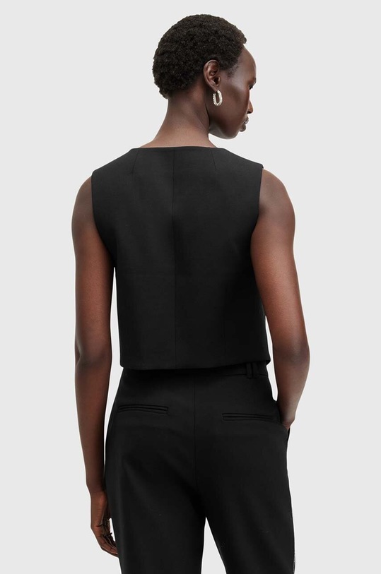Жилет с добавлением шерсти ATLAS KRYS WAISTCOAT Allsaints, черный — фото 4