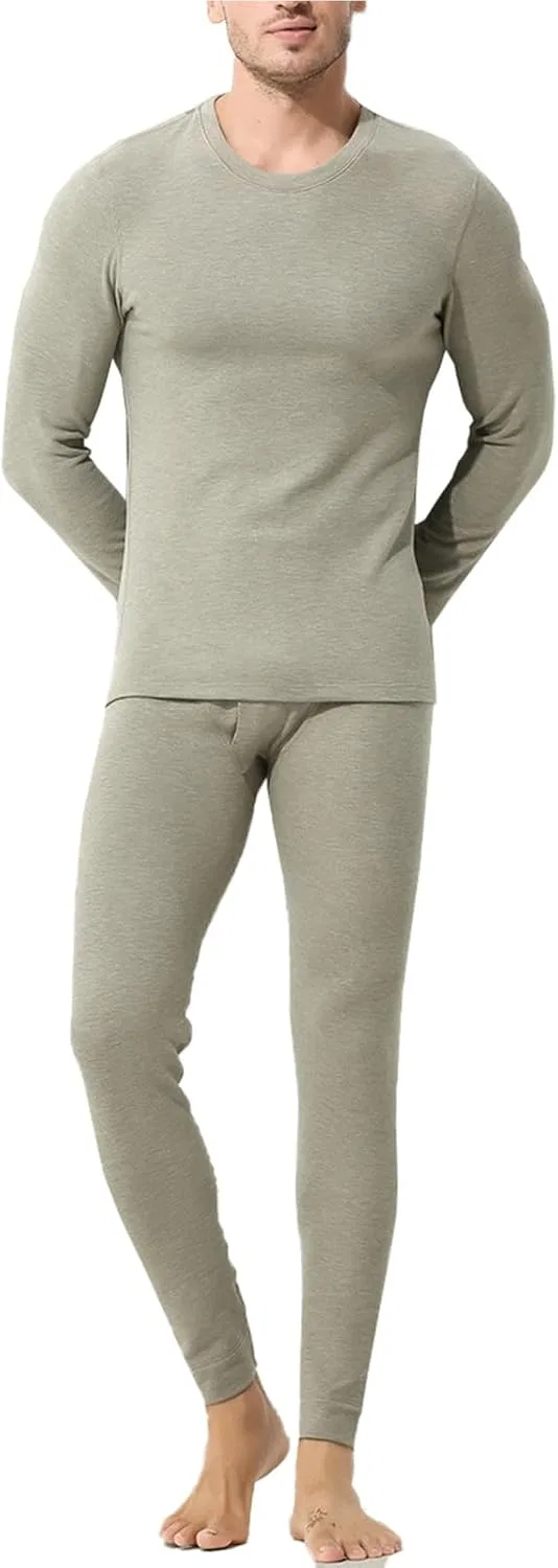 Термобелье мужское, на флисе, Light Khaki