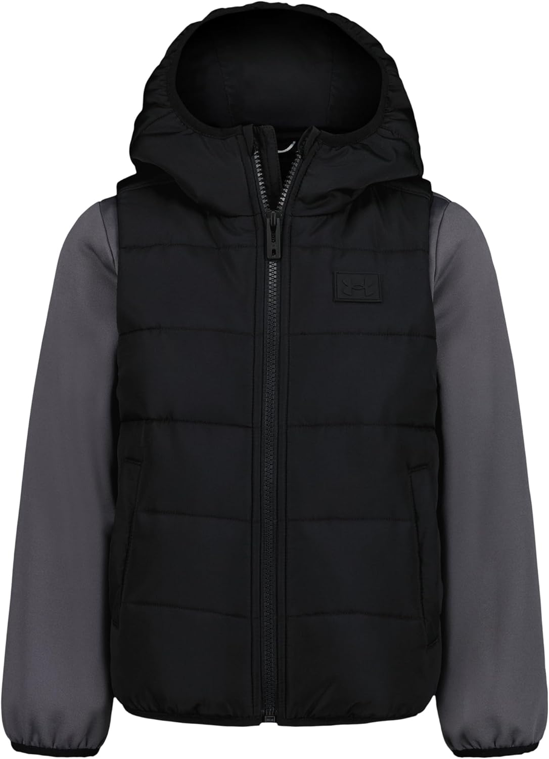 

Under Armour boys Under Armour 2fer Hoodie Vest, Black Convertible