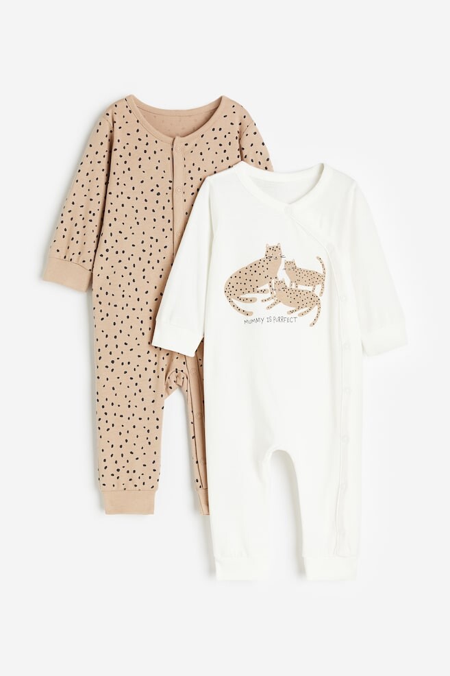 

Упаковка из 2 пижам H&M, бежевый