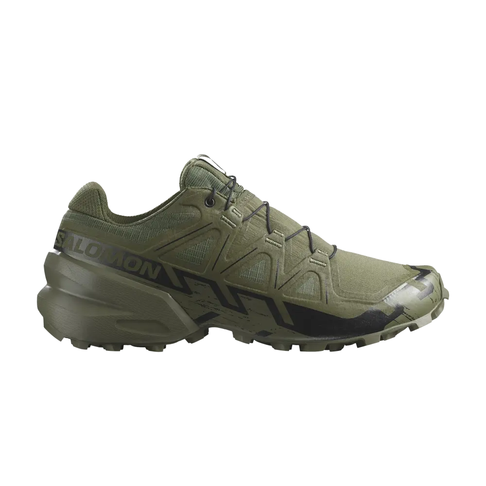 Кроссовки Speedcross 6 Force Salomon, зеленый