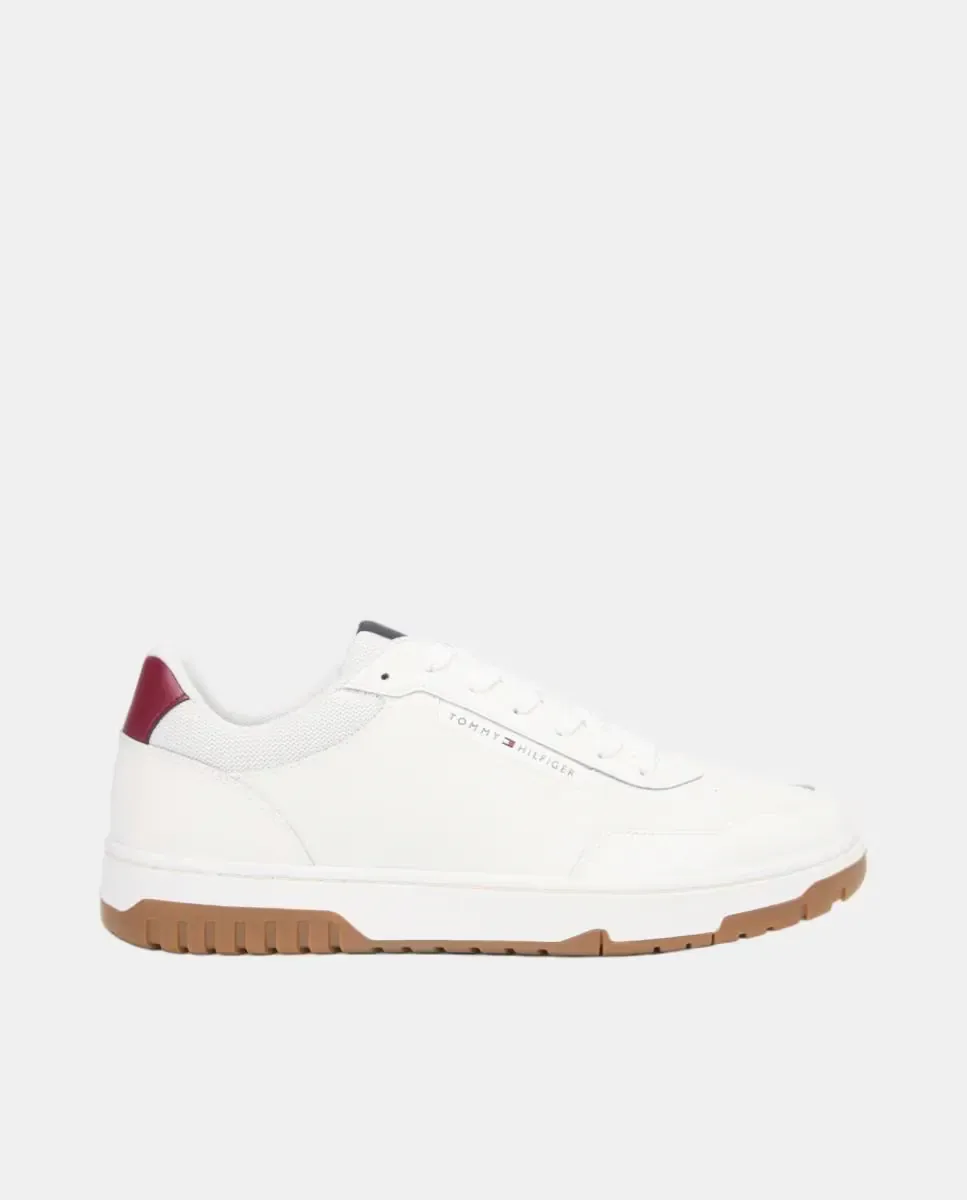 Спортивные туфли из белой кожи Tommy Hilfiger, белый