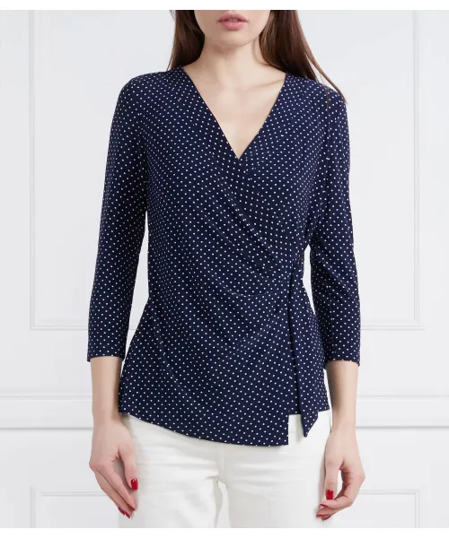 

Блуза Regular fit Lauren Ralph Lauren, синий