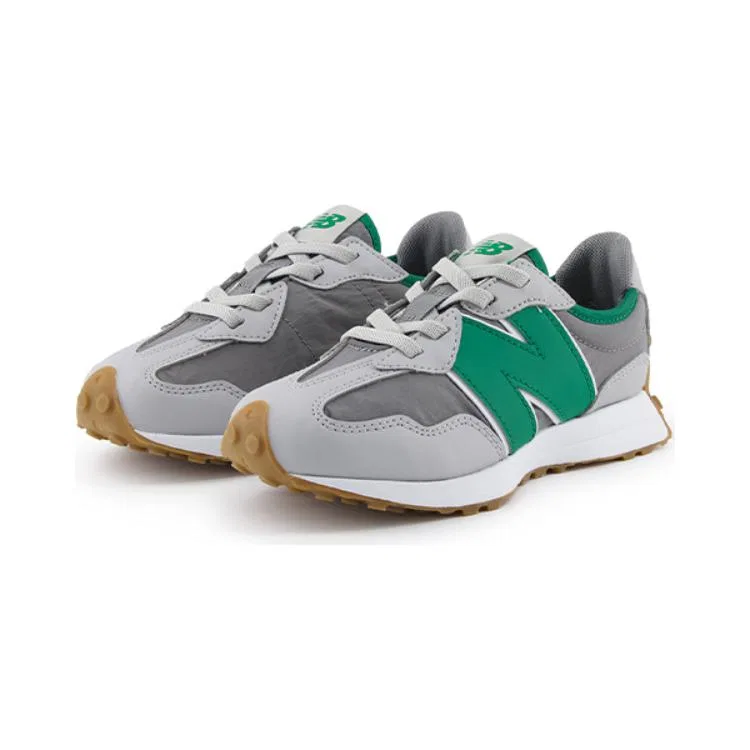 Кроссовки детские New Balance 327 серо-зеленые — фото 3