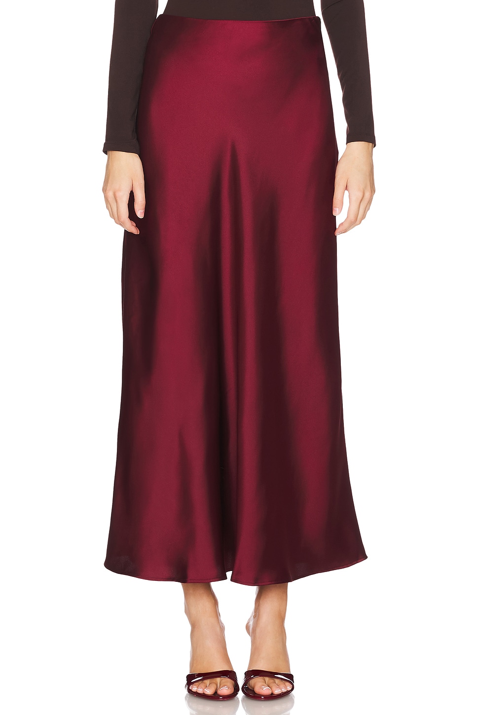

Юбка джинни Steve Madden, цвет cabernet