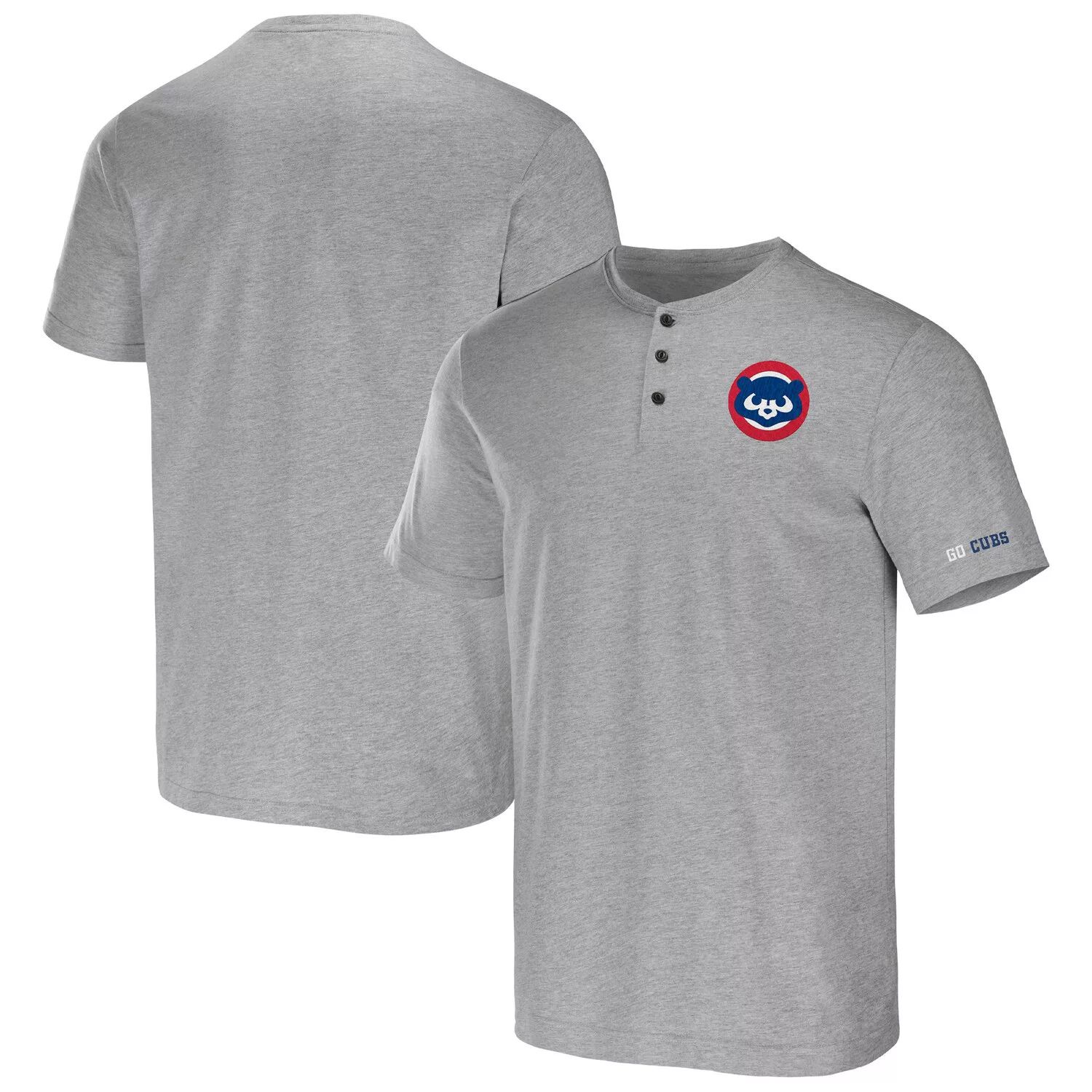 

Мужская футболка из коллекции Darius Rucker от Fanatics Heather Grey Chicago Cubs Henley