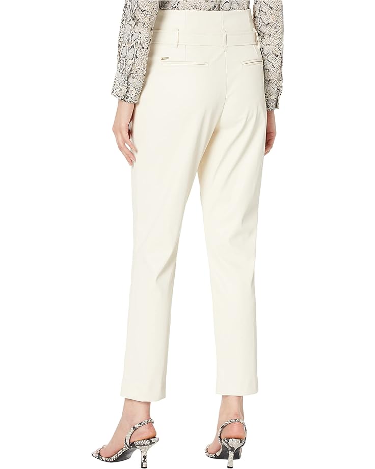 

Брюки DKNY High-Waisted Tie Detail Pants, цвет Buttercream