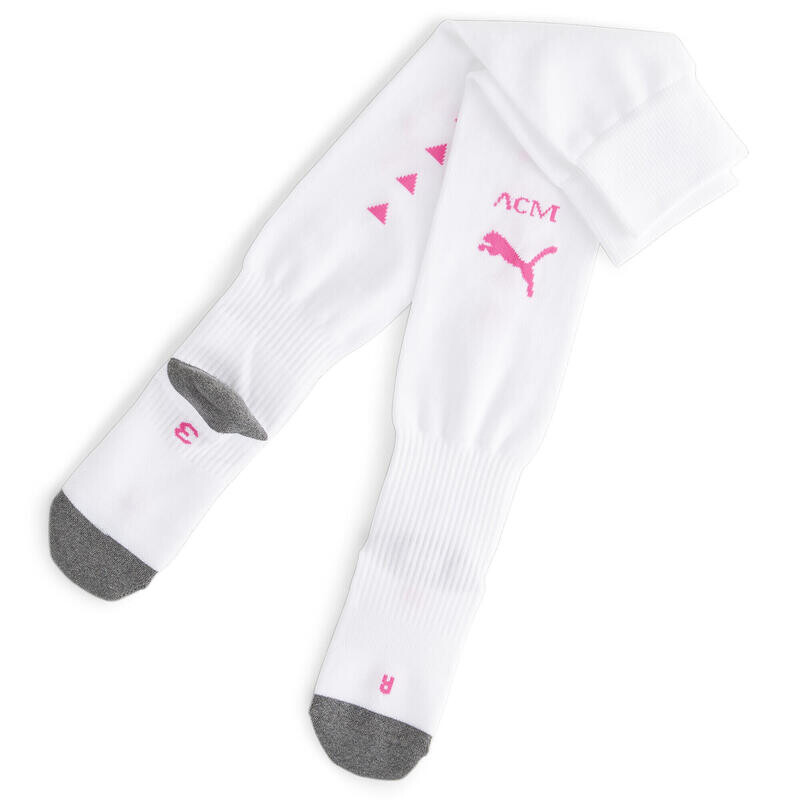 

Многослойные футбольные носки мужские AC Milan PUMA White Ravish Pink