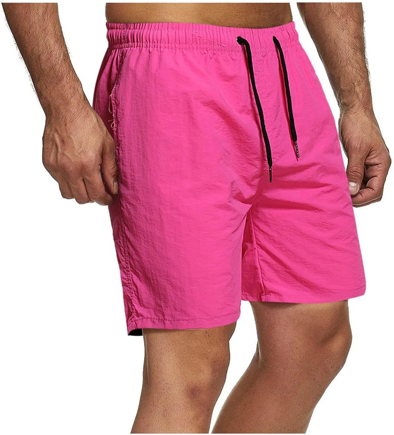 Шорты мужские для активного отдыха, хлопковые, на завязке, Watermelon Red — фото 3