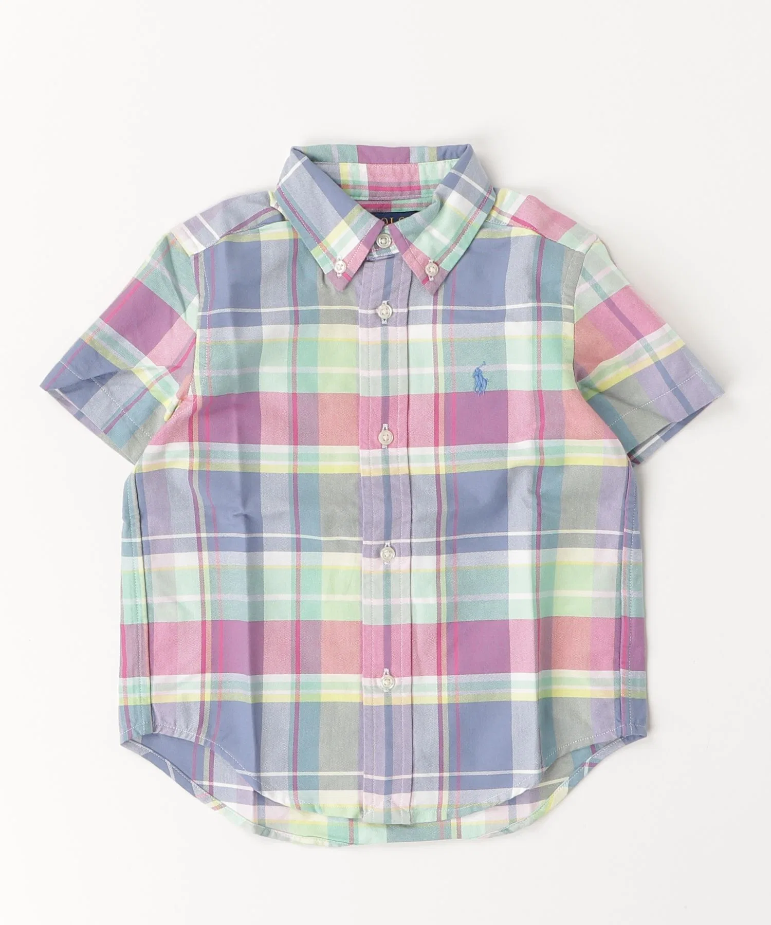 Детская рубашка POLO RALPH LAUREN CHILDRENSWEAR в клетку — фото 3