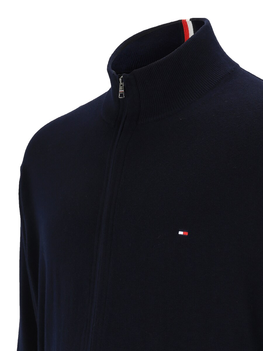 Вязаный кардиган Tommy Hilfiger Big & Tall, темно-синий — фото 3