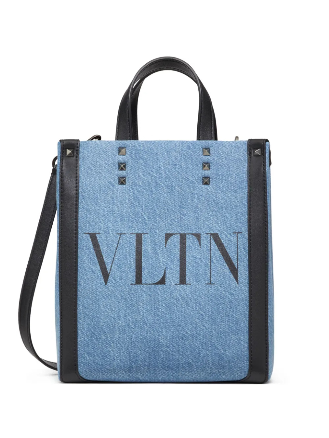 

Valentino Garavani джинсовая сумка-тоут с логотипом VLTN, синий