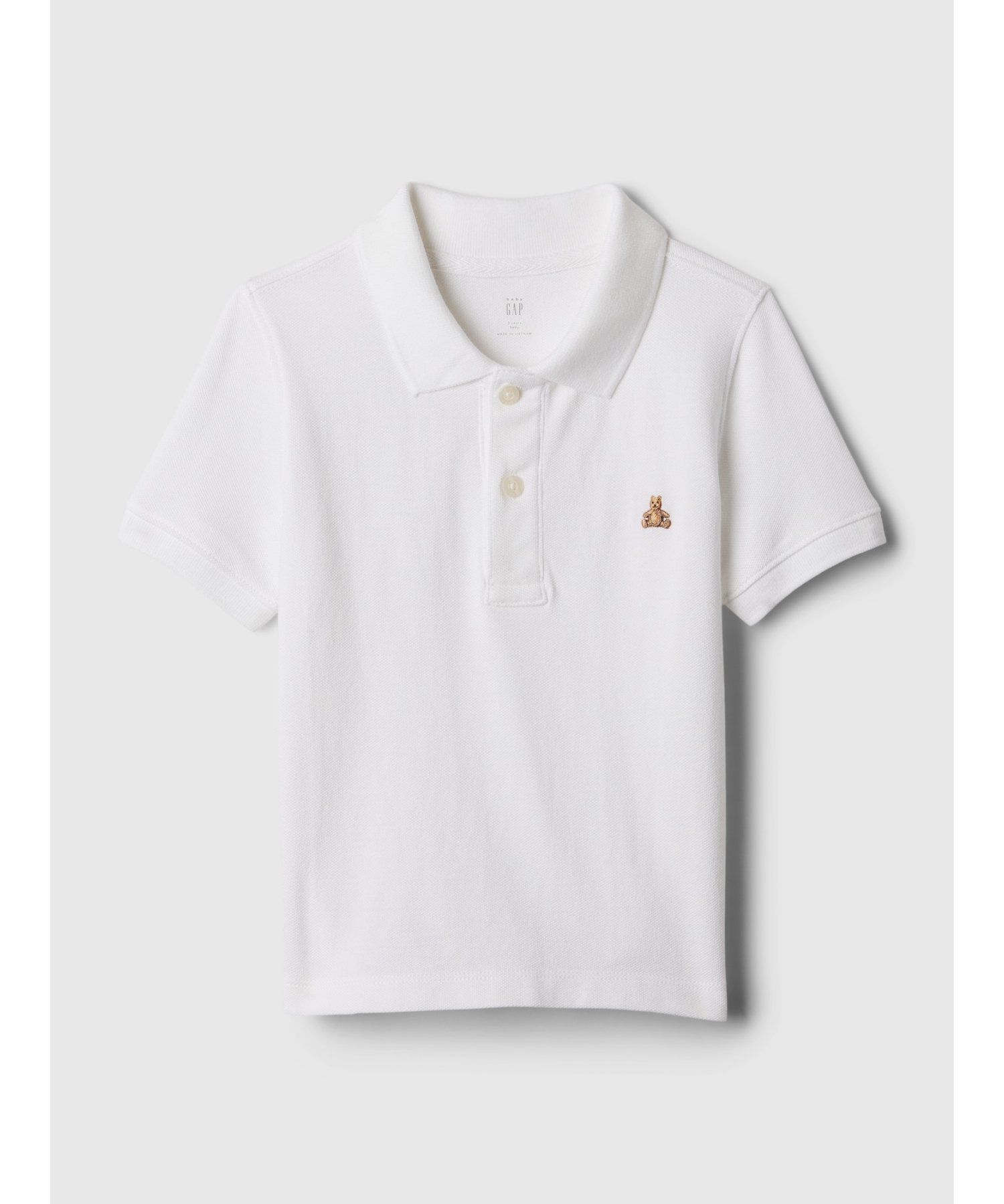(K)babyGap поло рубашка GAP, OPTIC_WHITE_V6