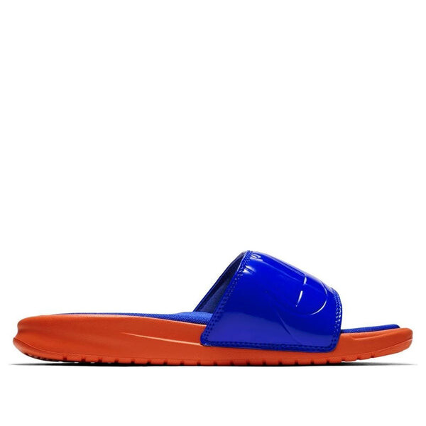 Тапочки benassi slides 'vintage coral racer blue' Nike, красный — фото 2