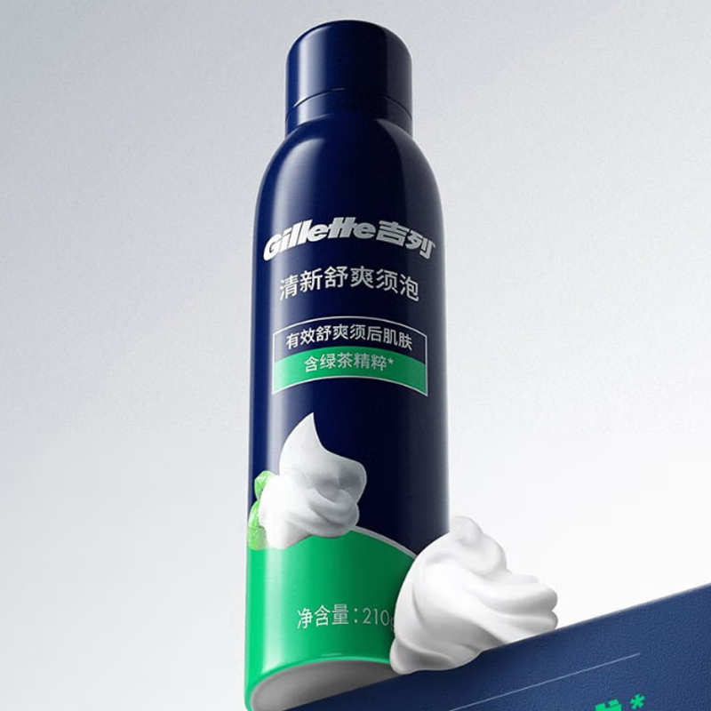 Пена для бритья Gillette Foamy с ароматом лимона, 210 г*3 — фото 4