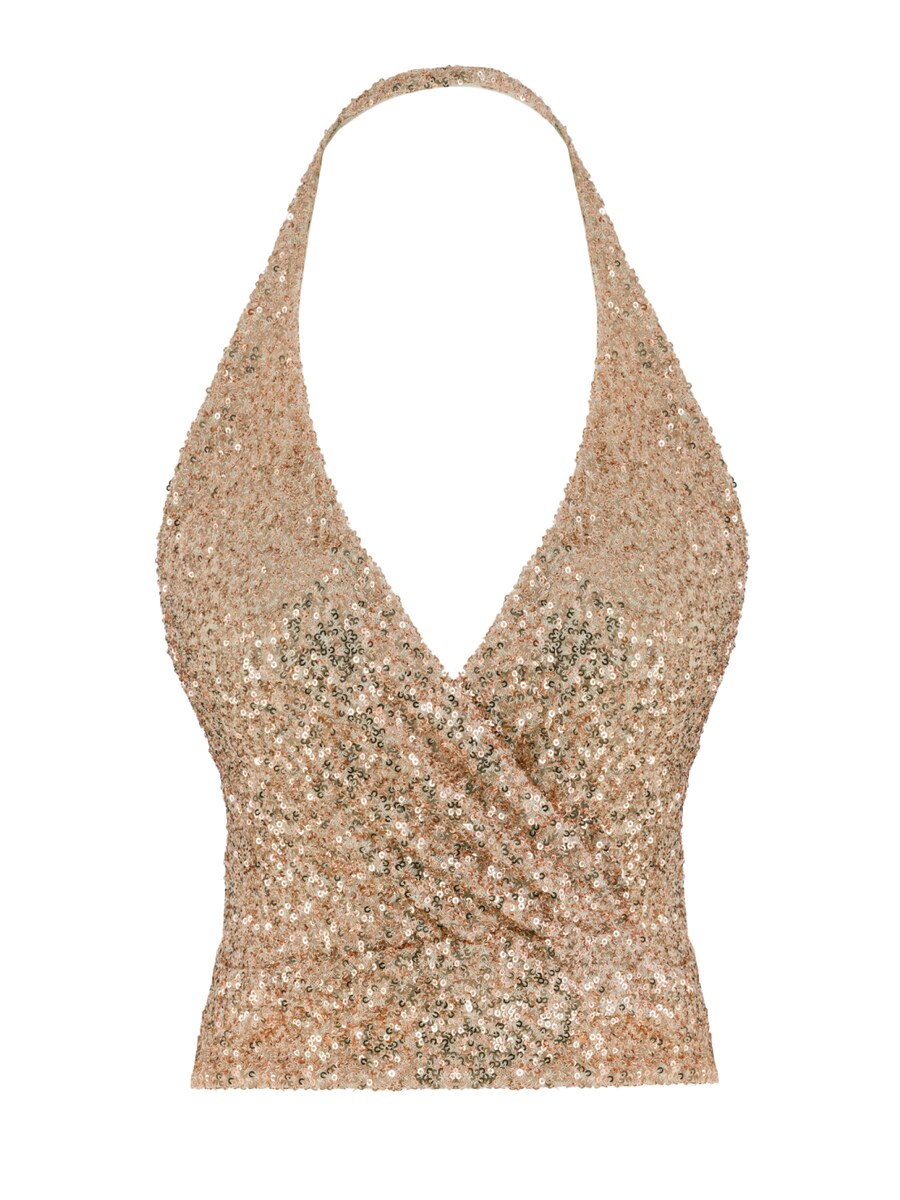 

Вязаный топ No Matter What, золотой