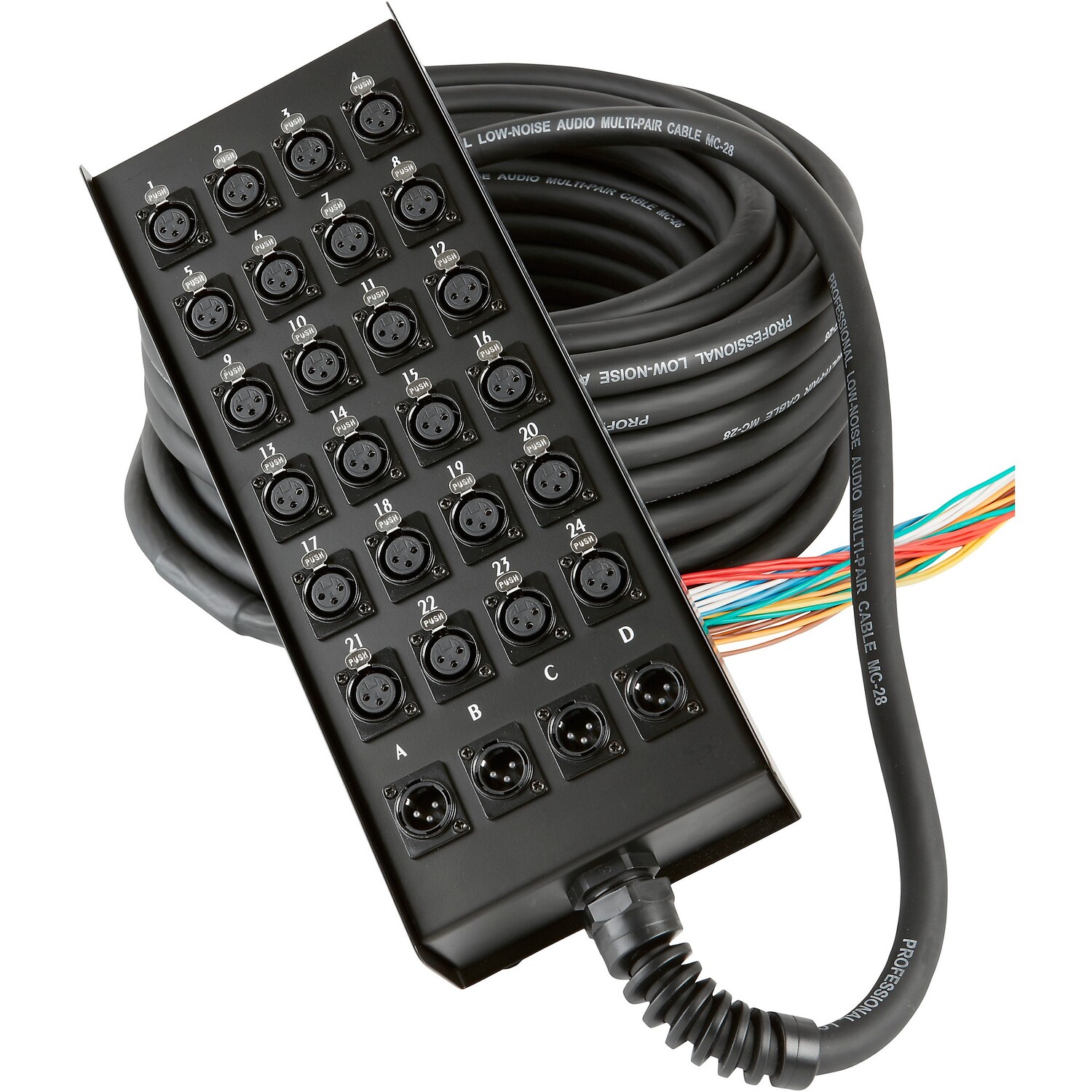 

Музыкальное снаряжение Stage Snake 24 x 4 100 футов. Musician's Gear