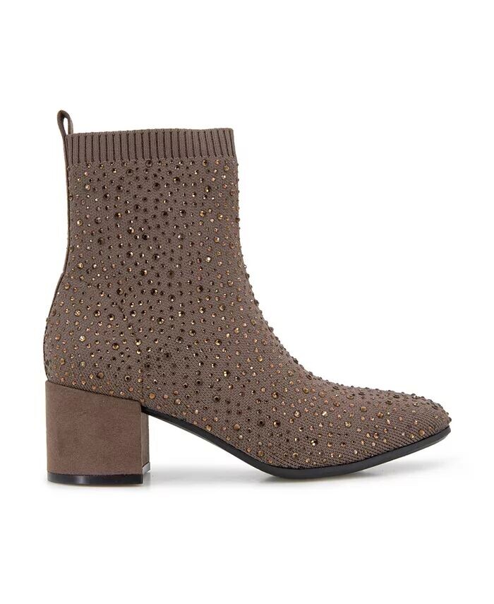 Женские ботильоны Rida Stretch Jewel Wide Calf Kenneth Cole Reaction, коричневый — фото 2
