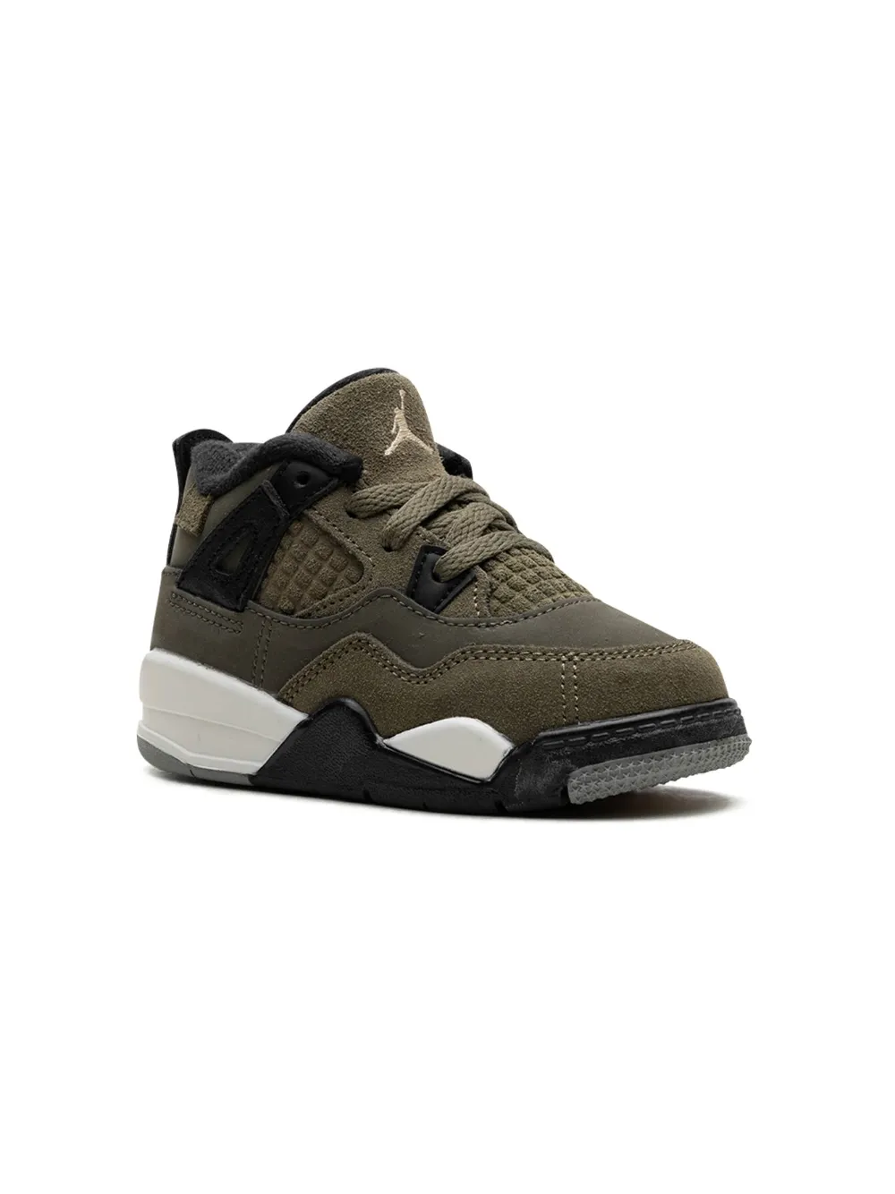 

Кроссовки Air Jordan 4 Retro SE Craft Olive Jordan Kids, зеленый