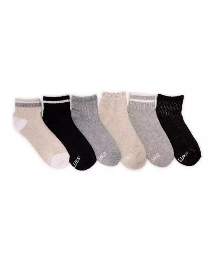 

Женский комплект из 6 носков Dream Step Mini Crew MUK LUKS, мультиколор