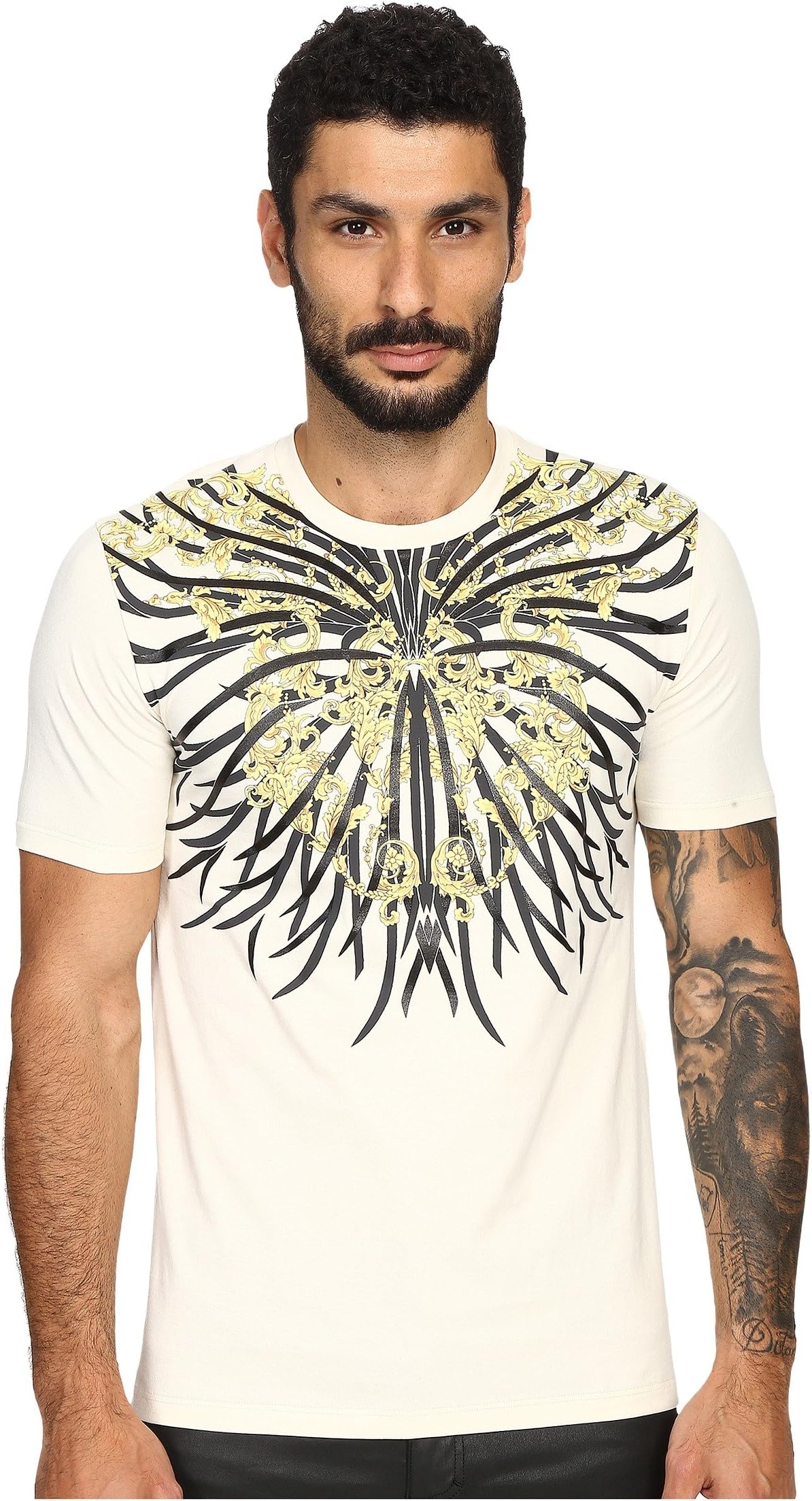 

Футболка Versace Collection Sea Roots T-Shirt, цвет Print White
