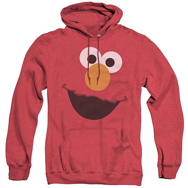 

Толстовка с капюшоном adult heather с лицом Элмо из Sesame Street Licensed Character