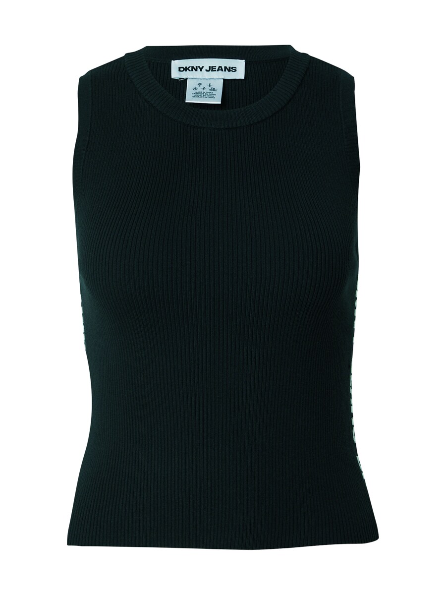 

Вязаный топ DKNY, черный