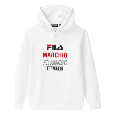 

Толстовка men's casual windproof white Fila, белый