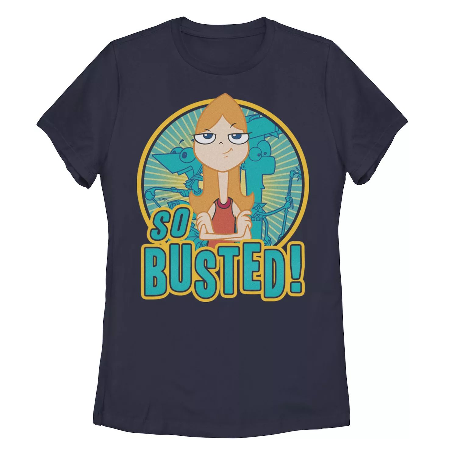 

Футболка с рисунком So Busted от Disney's Phineas and Ferb Juniors Licensed Character