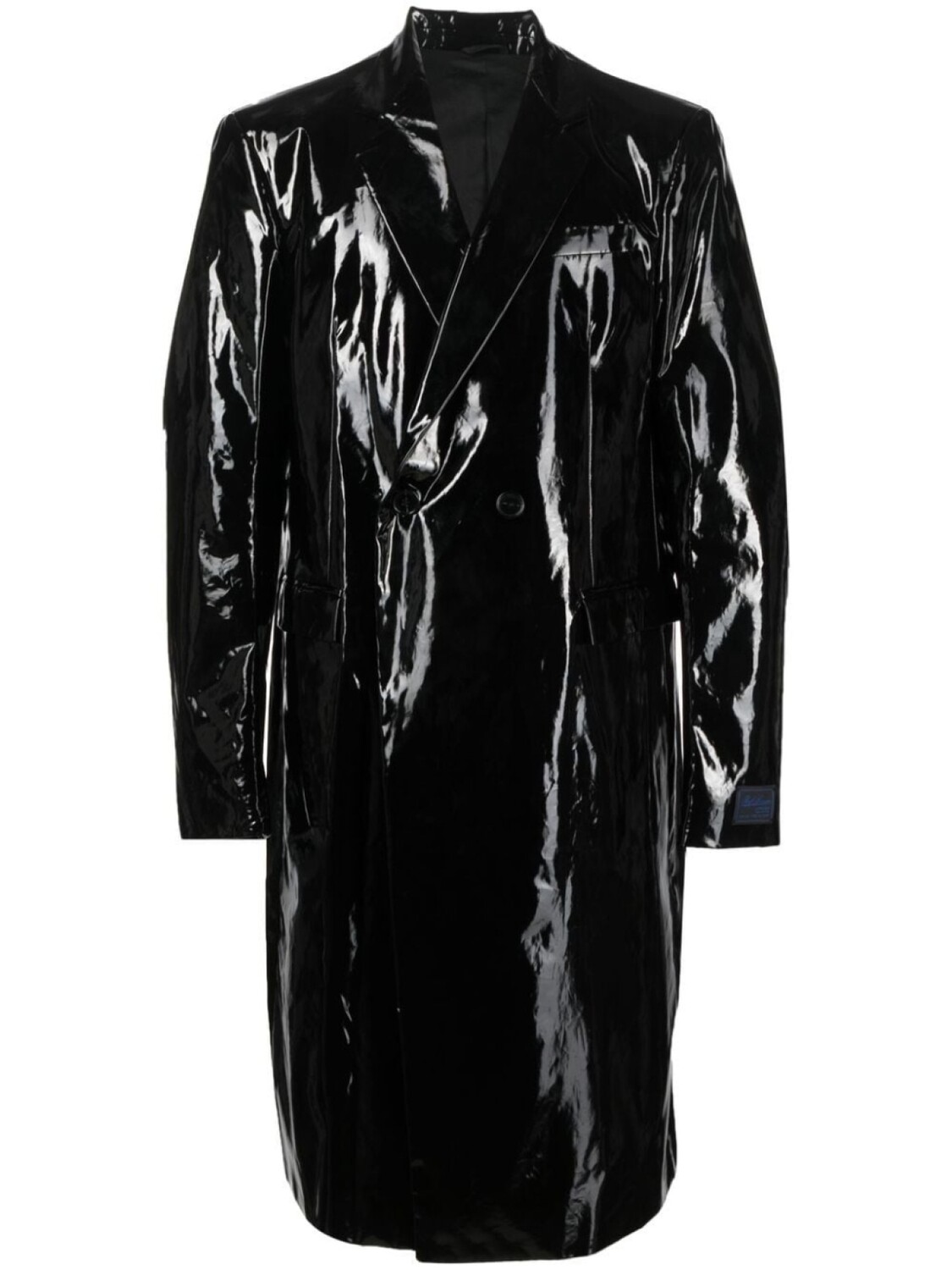 

Raf Simons двубортное пальто, черный