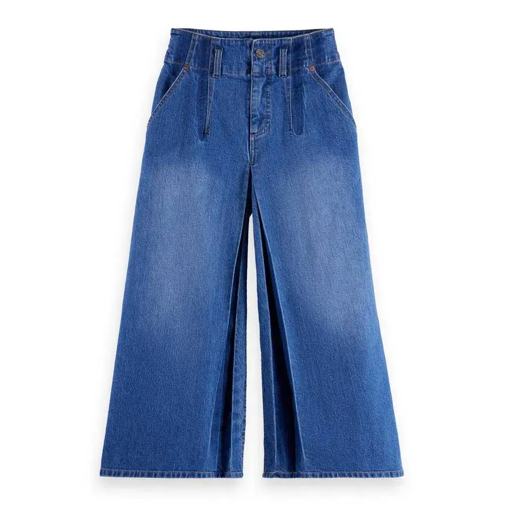 

Джинсы Scotch & Soda The Wave Customised Wide Fit jeans, синий