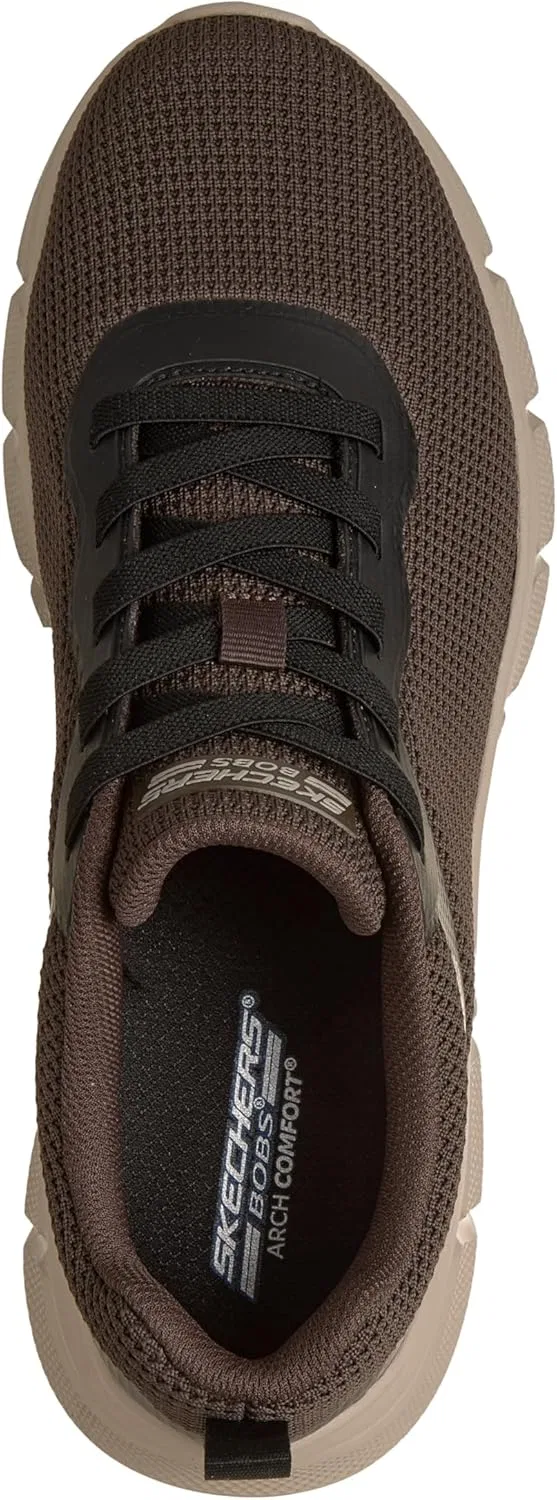Мужские кроссовки Skechers Bobs B Flex-Arch Comfort Edge, Chocolate — фото 3